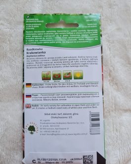 Rzodkiewka Krakowianka nasiona otoczkowane Ł1.50