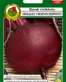 BURAK ĆWIKŁOWY OKRĄGŁY CIEMNOCZERWONY , bez GMO