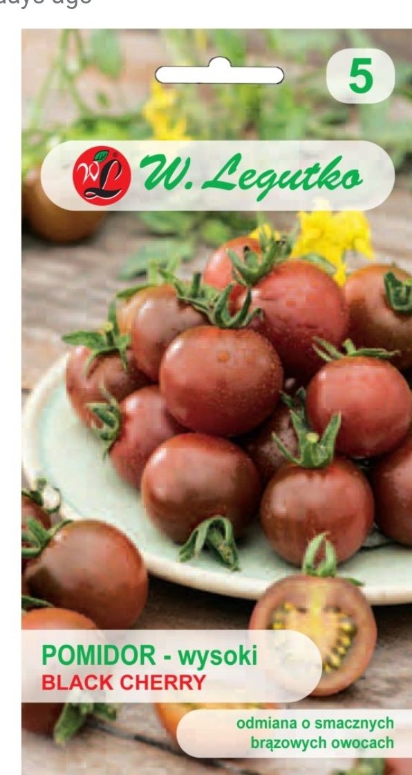Pomidor koktajlowy 'BLACK CHERRY' - obrazek 3