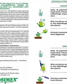 nawózdo Borówek I innych owoców, 2×5g, wystarcza na 10l